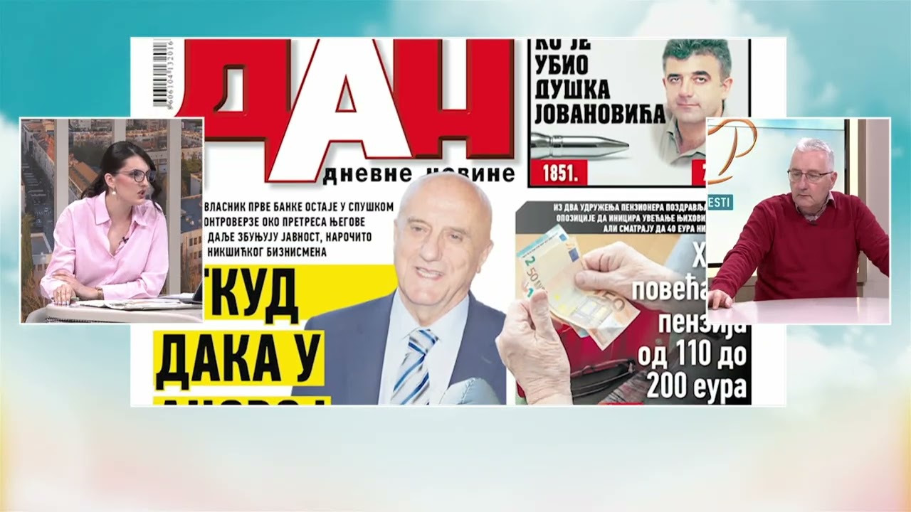 BOJE JUTRA - PREGLED ŠTAMPE: ZORAN RADULOVIĆ, CN 