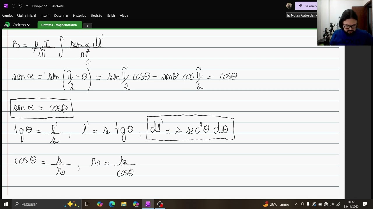 Exemplo 5.5: Griffiths - Magnetostática