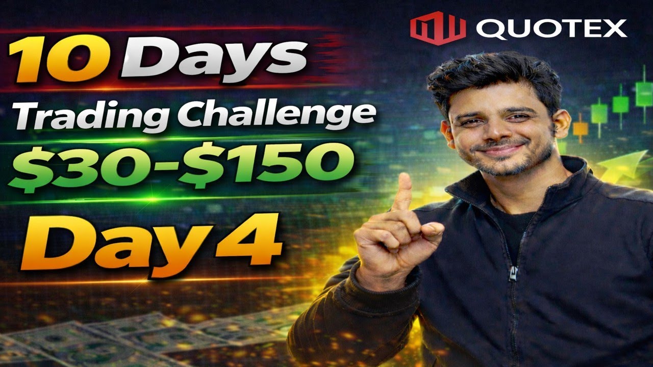 30$ To 150$ Trading For Beginners(Day-04)|10 Day Walking Challenge |Trading BestStrategyWithMkTrader
