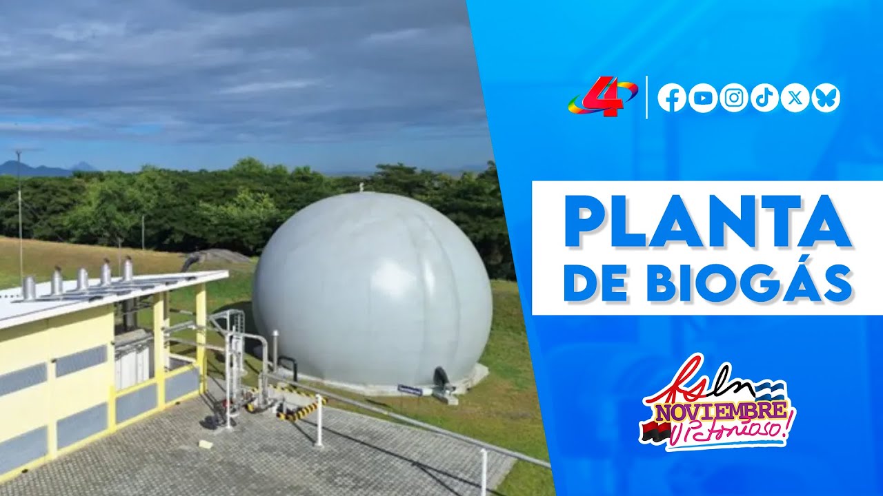 Nicaragua: primera Planta de Biogás 💡 para generar energía y tratar aguas residuales en Managua 💧