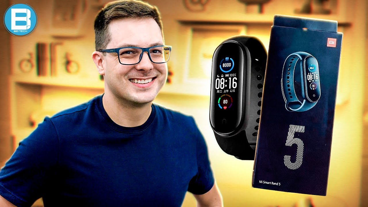 MI BAND 5 tá NA MÃO! VÁRIAS NOVIDADES! Já ERA MUITO BOA e AGORA ficou MAIS TOP! UNBOXING!