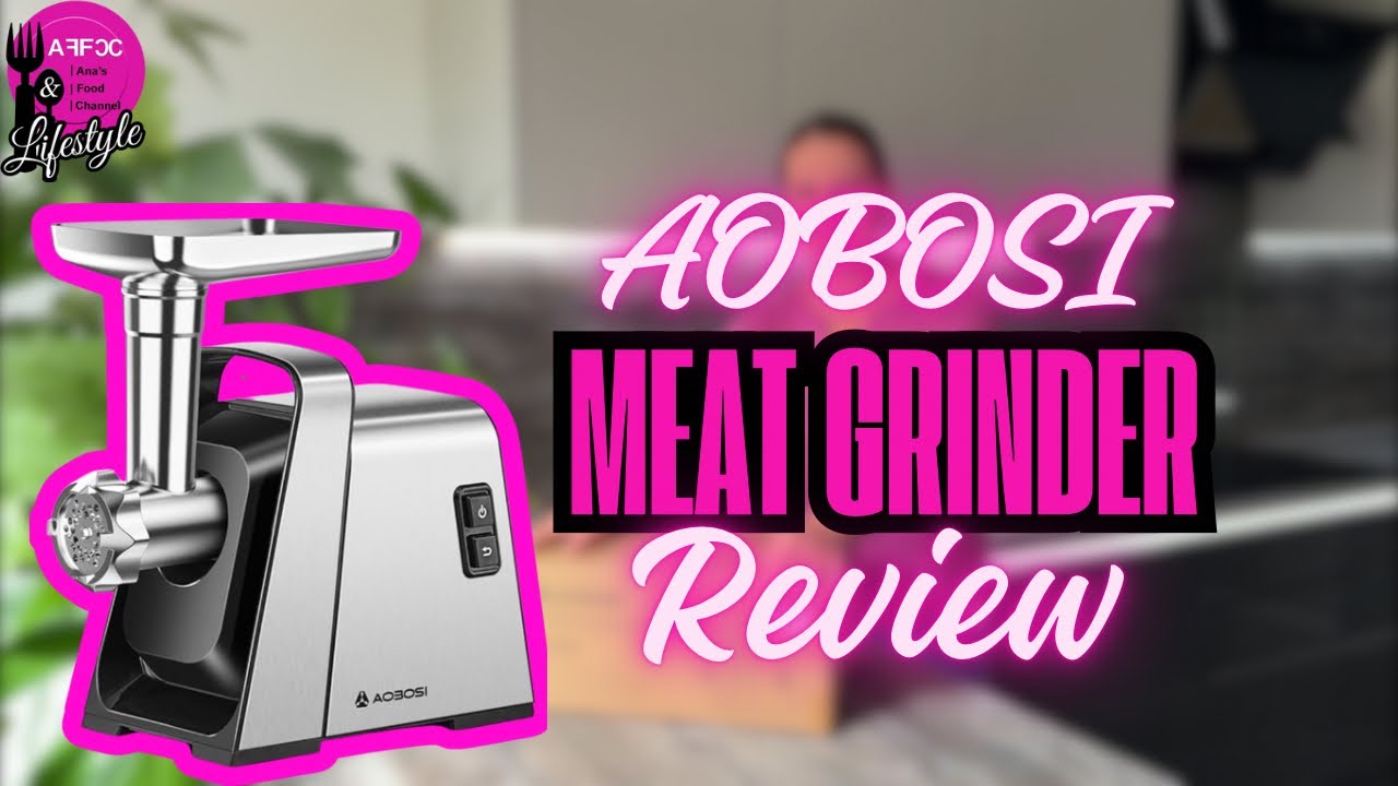AOBOSI Meat Grinder I Unboxing, Grind Testing & Performance Review