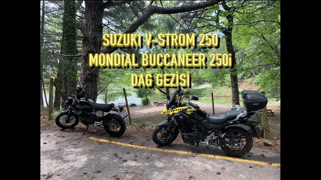 SUZUKI V-STROM 250 - MONDIAL BUCCANEER 250i DAĞ GEZİSİ