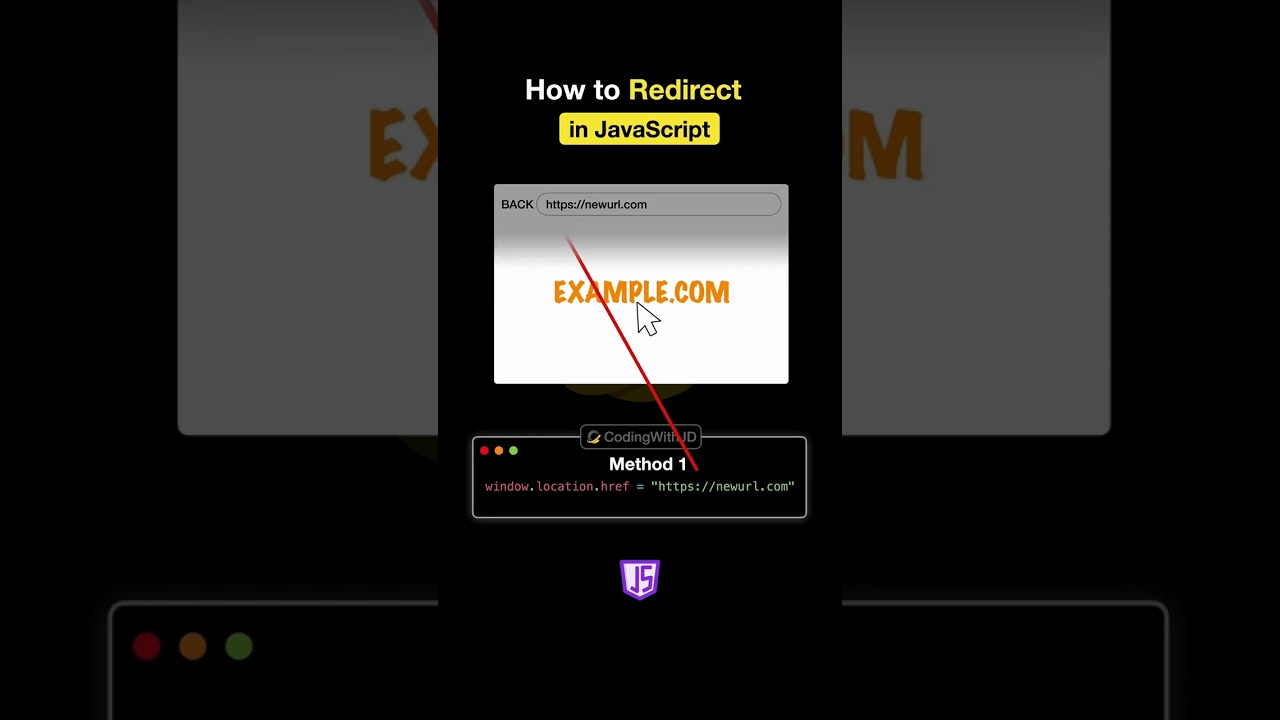 How to redirect in JavaScript?
