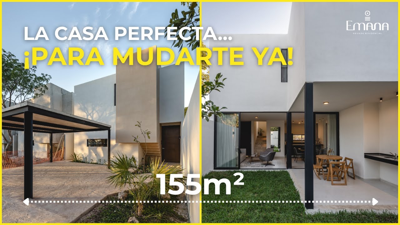 🏡 Casa Terraza 2 Recámaras 155m² | Emana Residencial Mérida