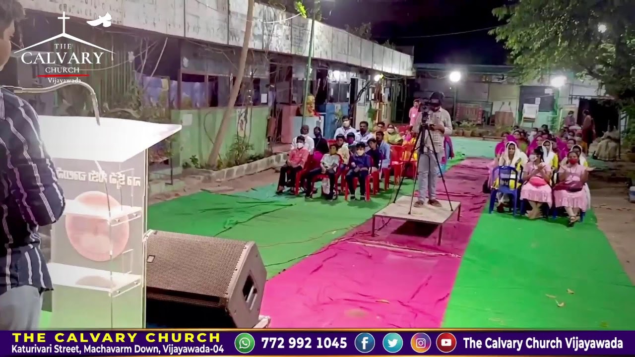 The Calvary Church Vijayawada ||  Pastor Yesupadam || Mrs Deevena  || TCCV Live