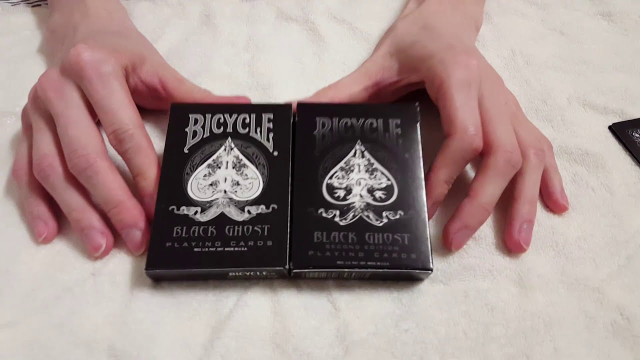 Bicycle Black Ghost 1st Edition Unboxing Ellusionist Playing Cards Deck Review Rare Casino Cardistry