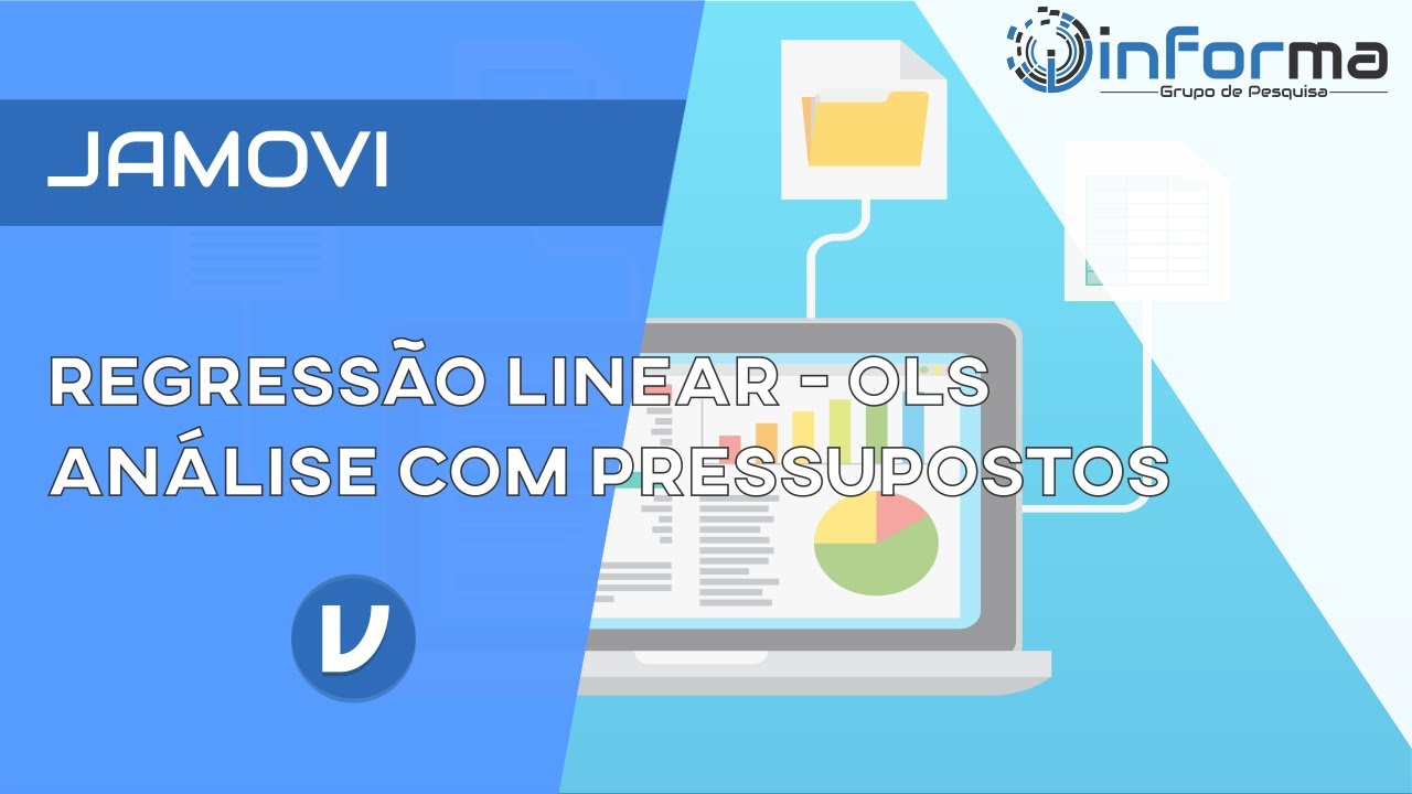 Regressão Linear (OLS) no Jamovi com análise de pressupostos
