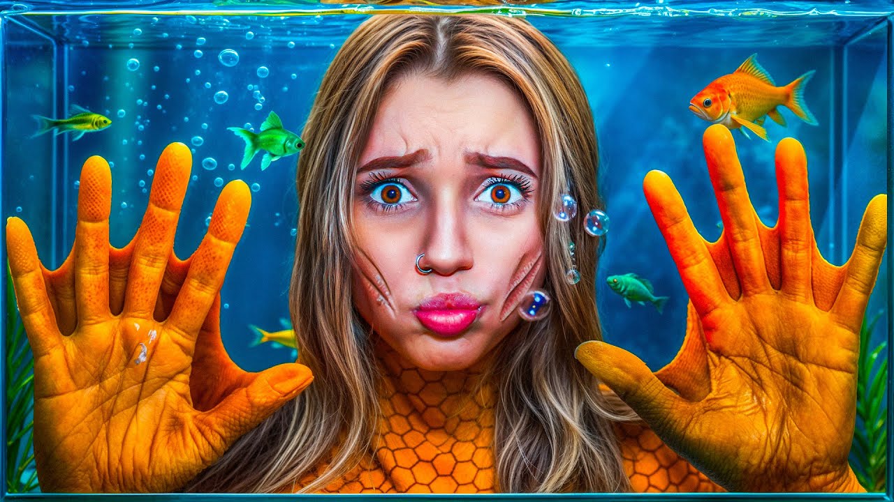 ZMIENIŁAM SIĘ W RYBKĘ! 🌊🐡
