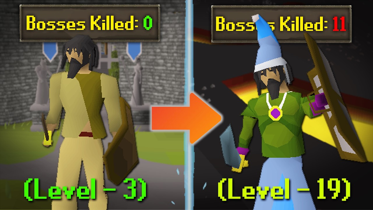 Trying to kill EVERY boss in OSRS starting as a level 3