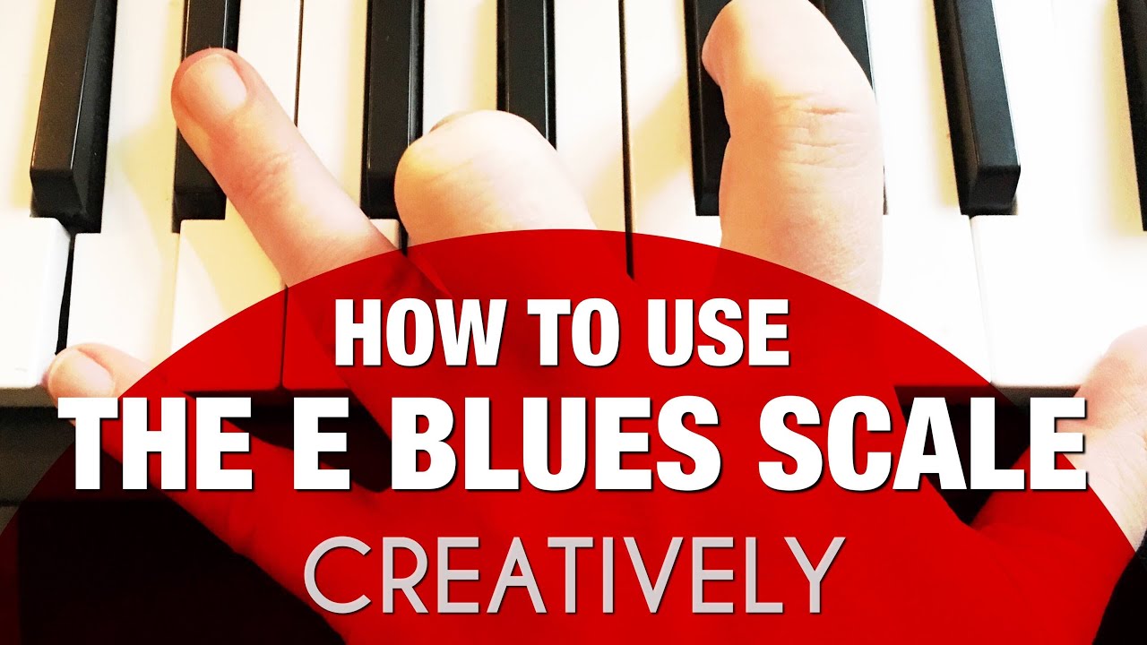 Blues piano in E lesson - using the blues scale