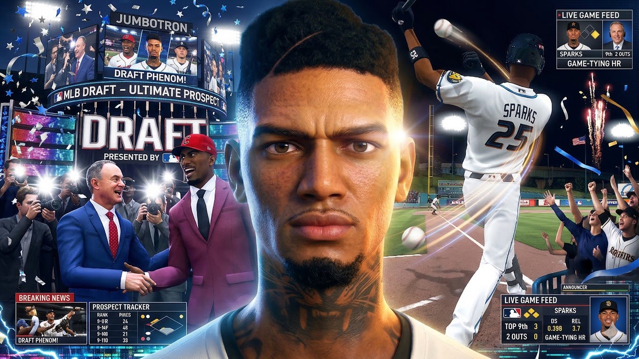 MLB The Show 26 RTTS #3 | Epic Grand Slam in My Double-A Debut! 🥇 | MLB Draft