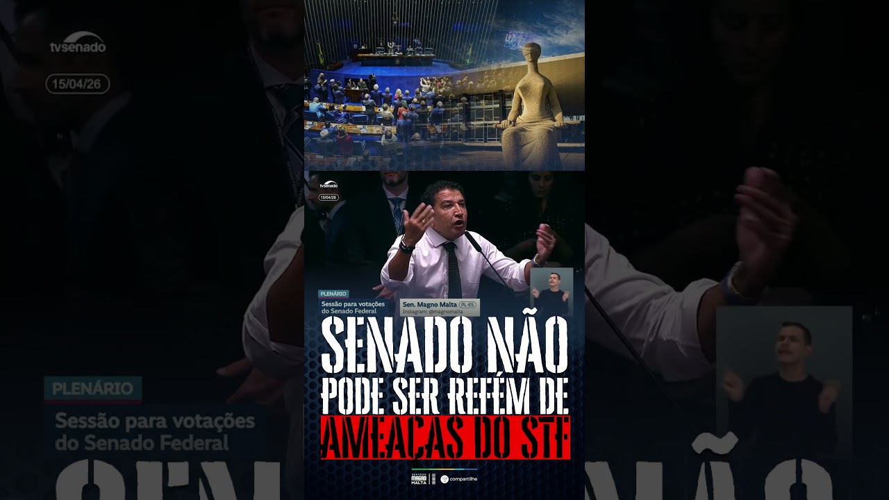 Senado n&atilde;o pode ser ref&eacute;m de amea&ccedil;as do STF