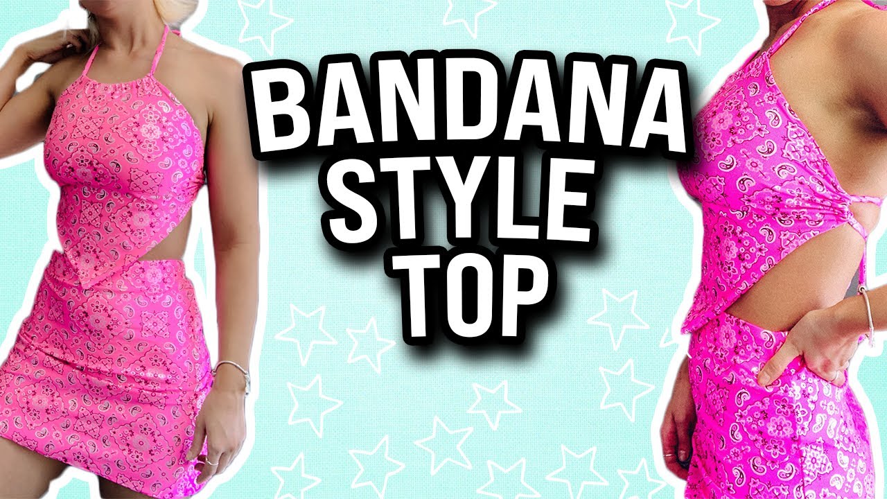 HOW TO SEW A BANDANA STYLE TOP |FREE PATTERN + TUTORIAL