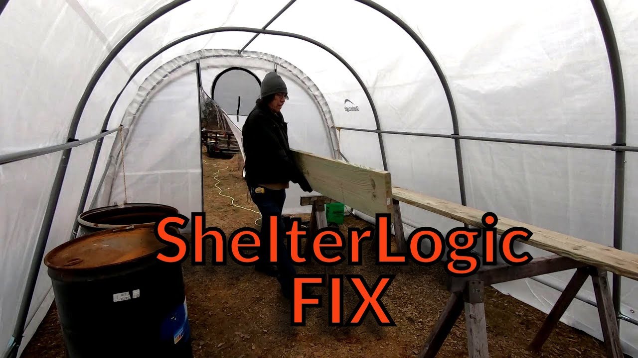 Making the ShelterLogic End Panels Weatherproof -- Part One