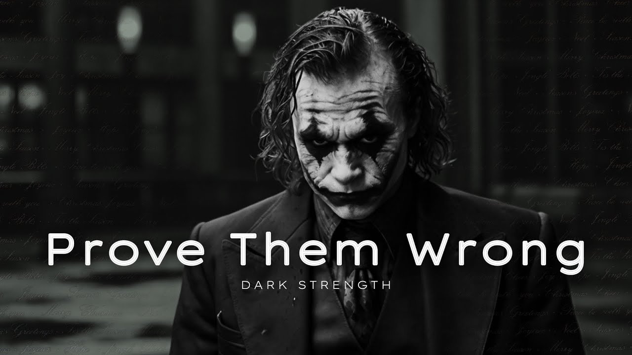 Prove Them Wrong | Joker Dark Motivational Speech