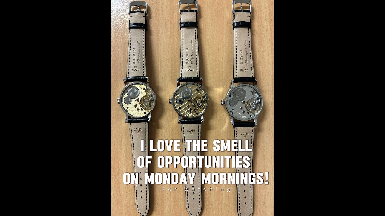 I love the smell of opportunities on Monday mornings! #cornehlwatches #cornehl #stuttgart