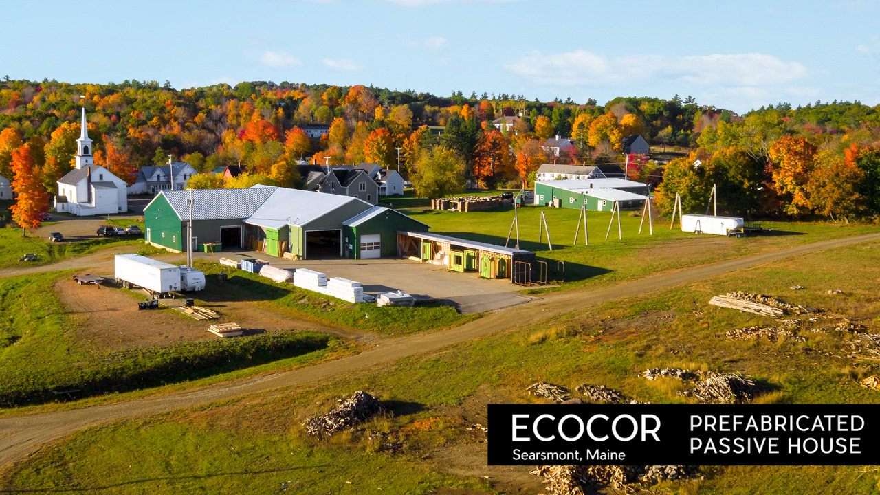 Passive Architecture Design #99 | Ecocor - Prefabricated Passive House | Searsmont, Maine