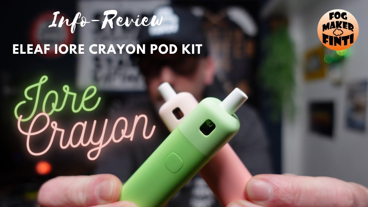 Eleaf IORE CRAYON Pod Kit | Einsteiger Pod System | Info Review