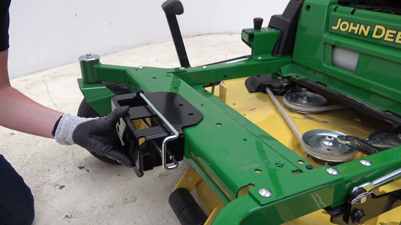 How-to Install the Material Collection System | John Deere Z500 Series ZTrak™ Mower