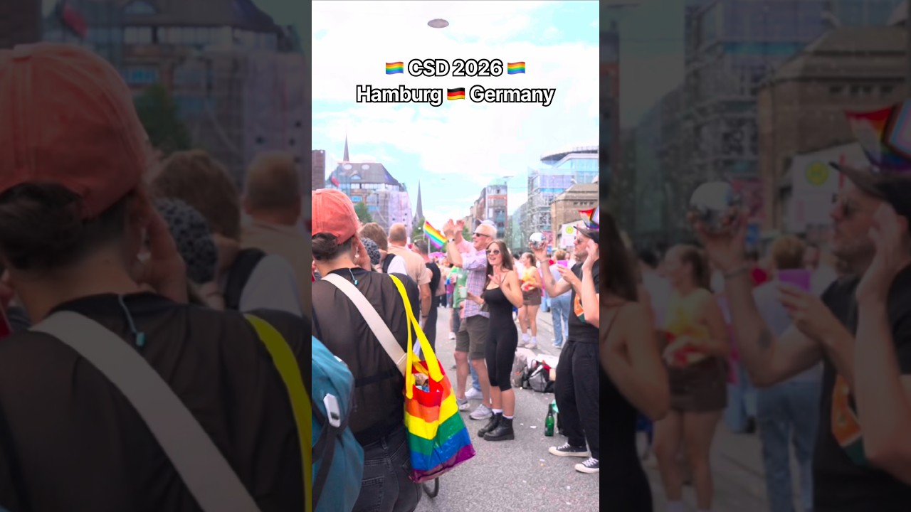 CSD 2026 в Гамбурге 🇩🇪 Германия #прайд #csd #гамбург #германия #лгбт