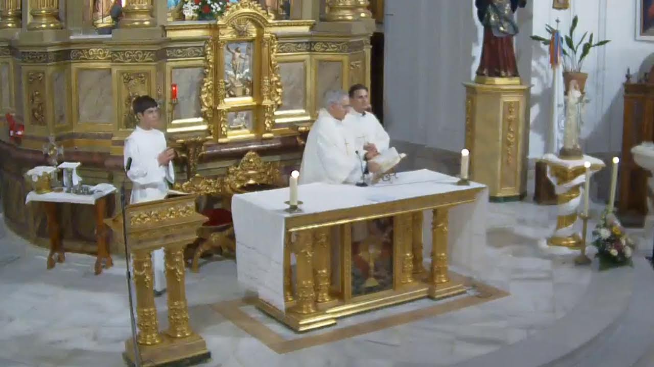 Rosario y Santa Misa en el martes de la V semana del tiempo ordinario, Parroquia de Yepes