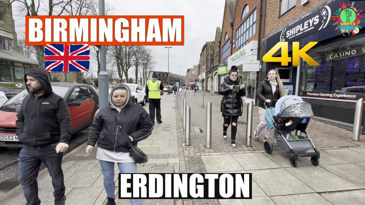 Beautiful Erdington Historical part of Warwickshire Walking Tour #4k #birmingham #england