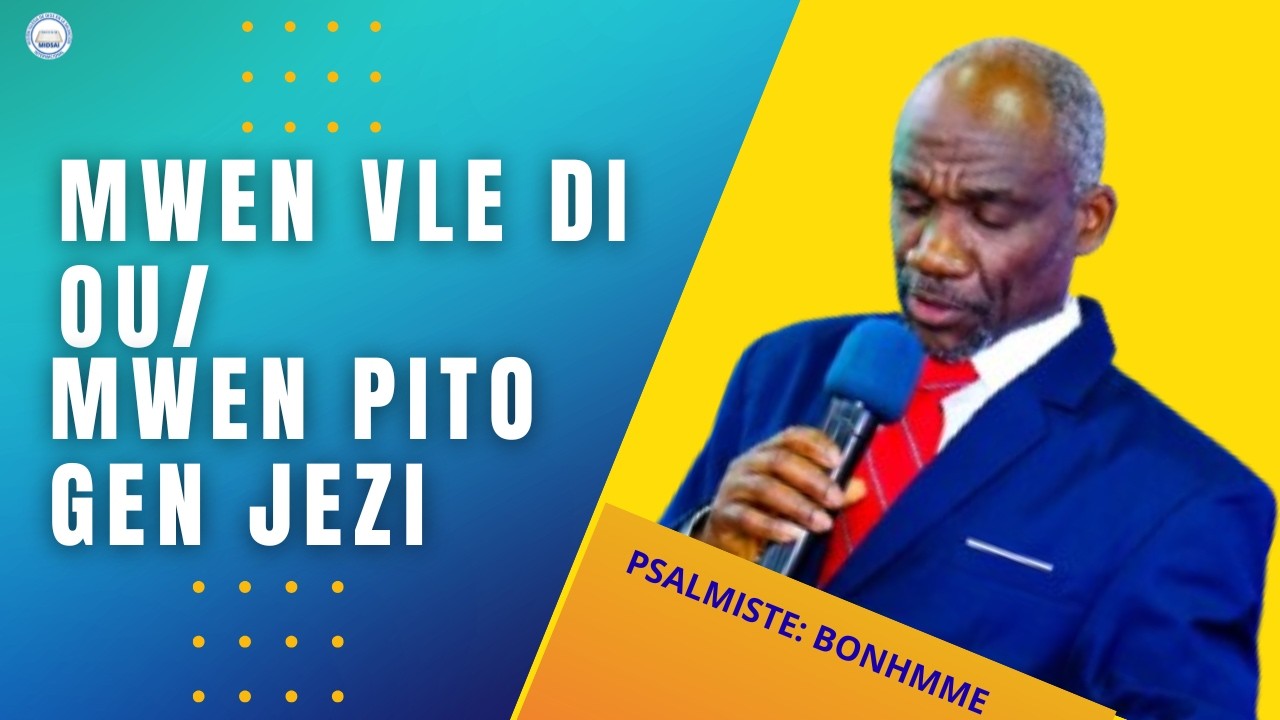 Adorasyon san parèy Mwen ta vle di ou sa jezi fè pou kè mwen Mwen pito gen jezi.
