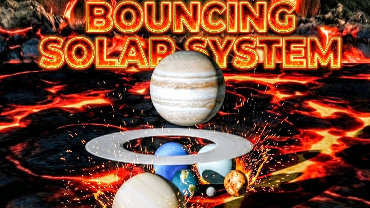 Bouncing Solar System | 3D Animation 
