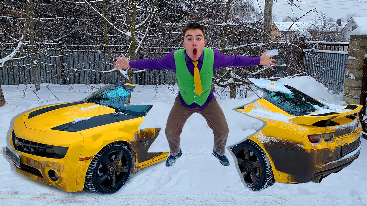 Комедийное видео становится диким: пожарная машина сдаёт назад на мойке, пока мотоциклист и семья...