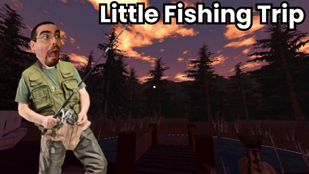 NUNCA VALLAS DE PESCA SOLO A ESTE LAGO - JUEGO DE TERROR Little Fishing Trip GAMEPLAY ESPAÑOL