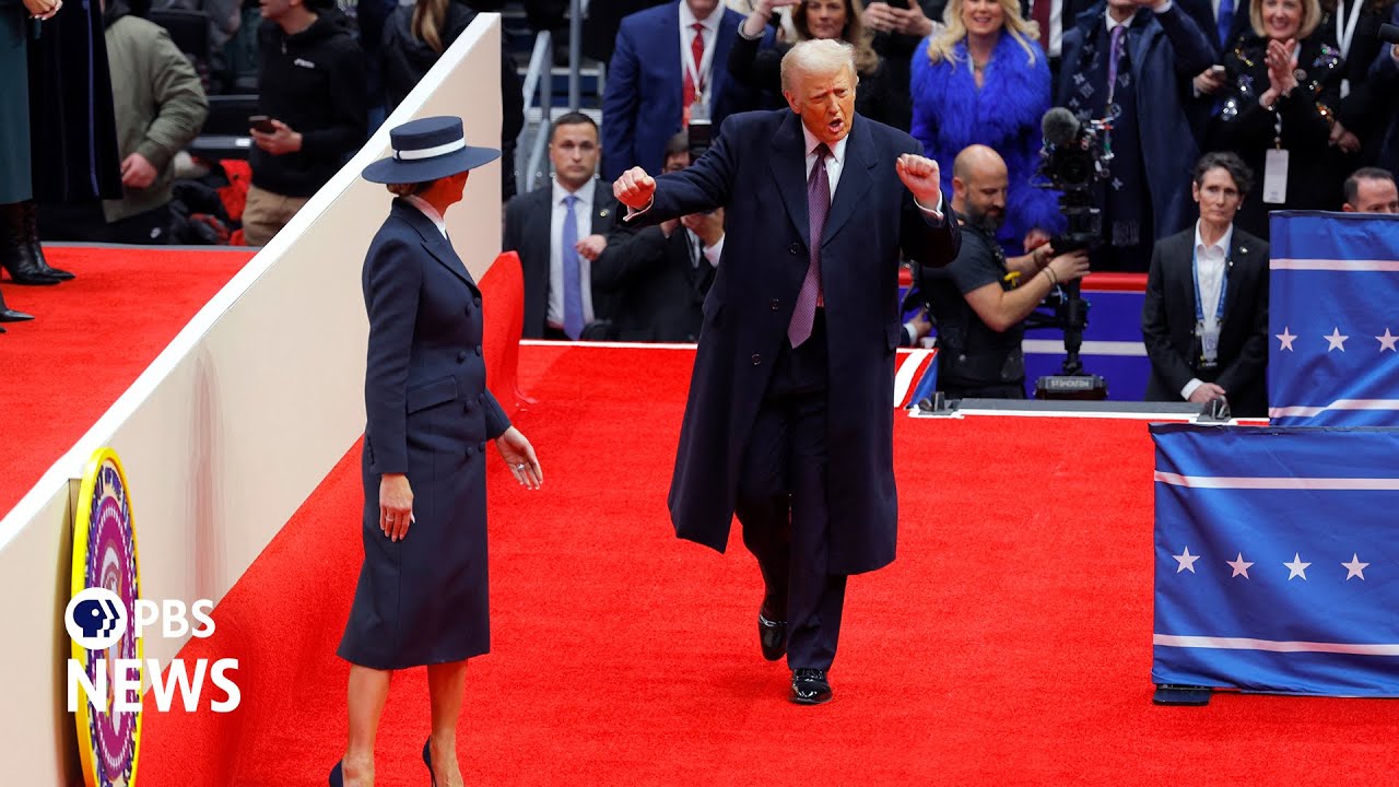 WATCH: President Trump attends inaugural parade at Capital One Arena | Trump 2025 Inauguration