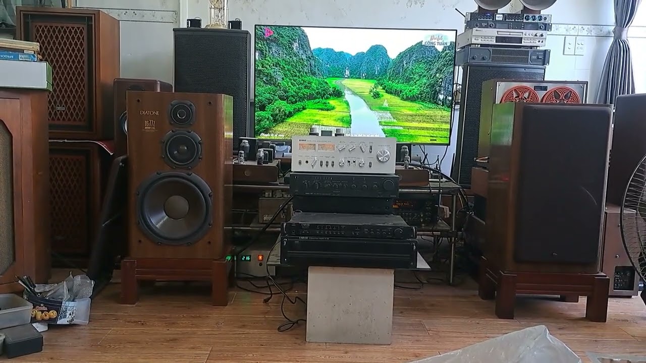 Diatone DS77z /Pow Arcam/Pre Onkyo P306 