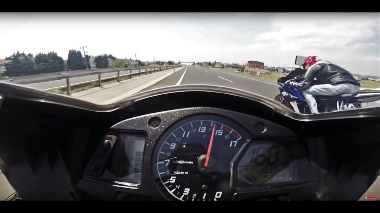 Super Sport RACE [ 600cc ] Top speed /YAMAHA R6 , CBR600RR, SUZUKİ GSXR 600 , CBF600