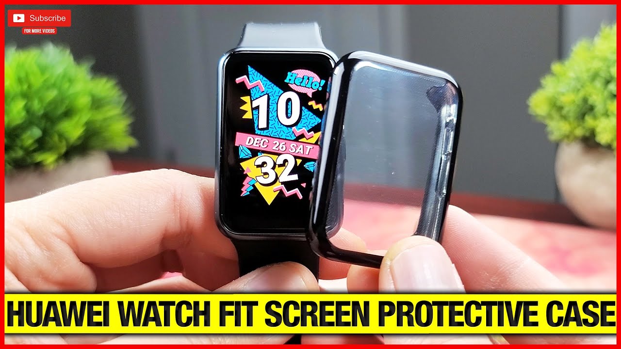 Huawei Watch Fit Full Body Screen Protective TPU Silicon Case!