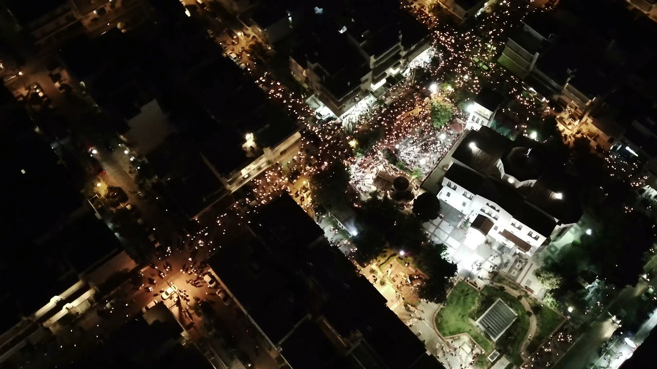 Greece Orthodox Easter celebrations in 2021 drone footage COVID-19