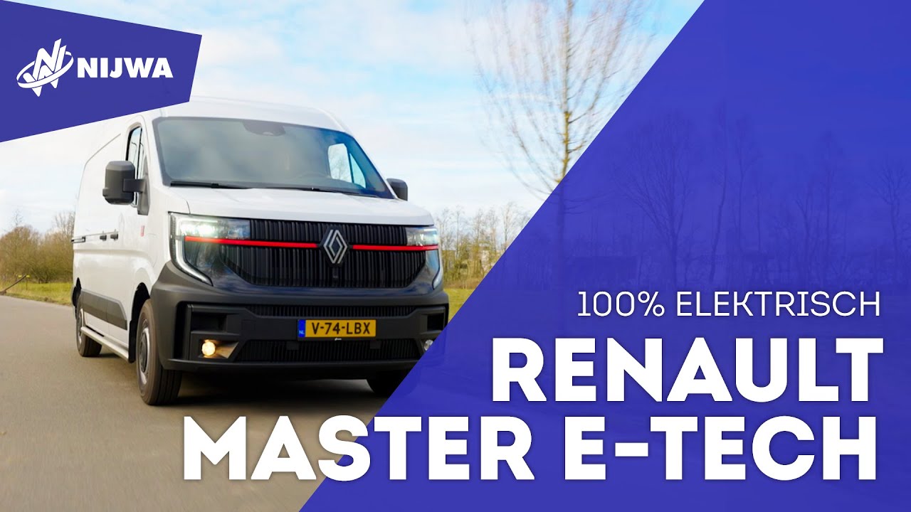 Renault Master E-Tech bestelwagen 2025 (100% ELEKTRISCH 🔋)  | Nijwa