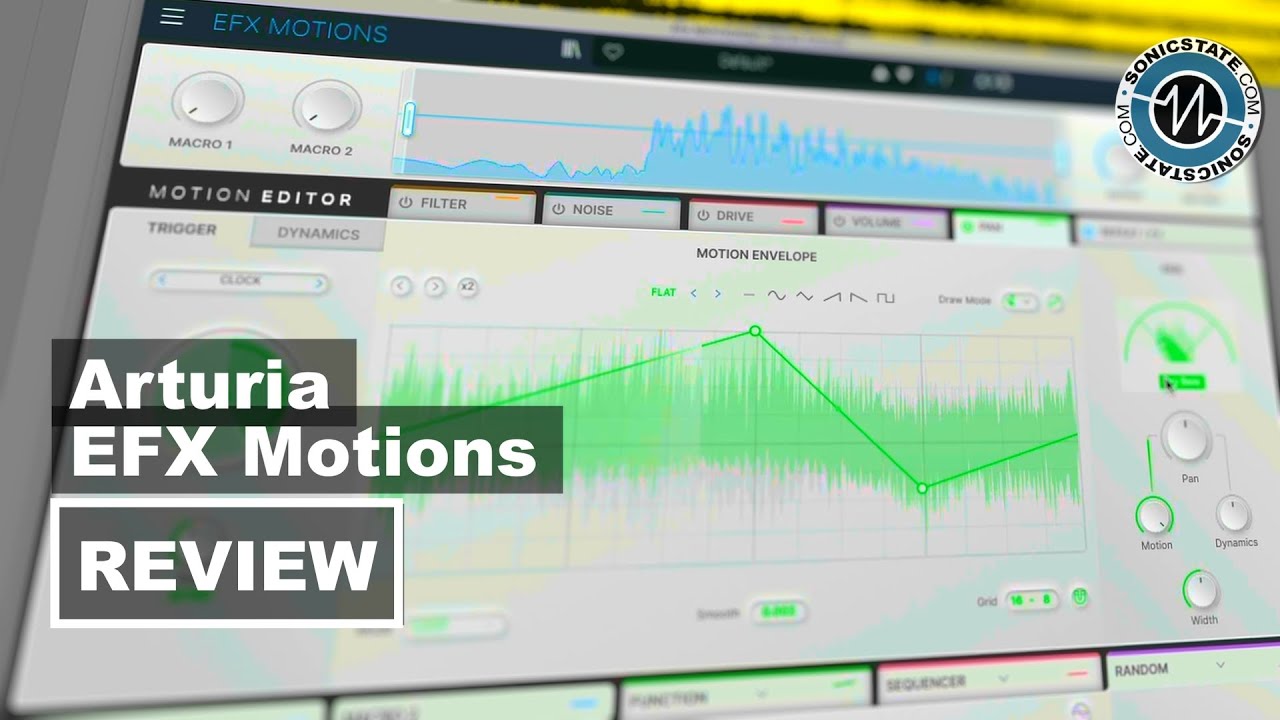 Arturia EFX Motions - Rhythmic Multi-FX - SonicLAB Review