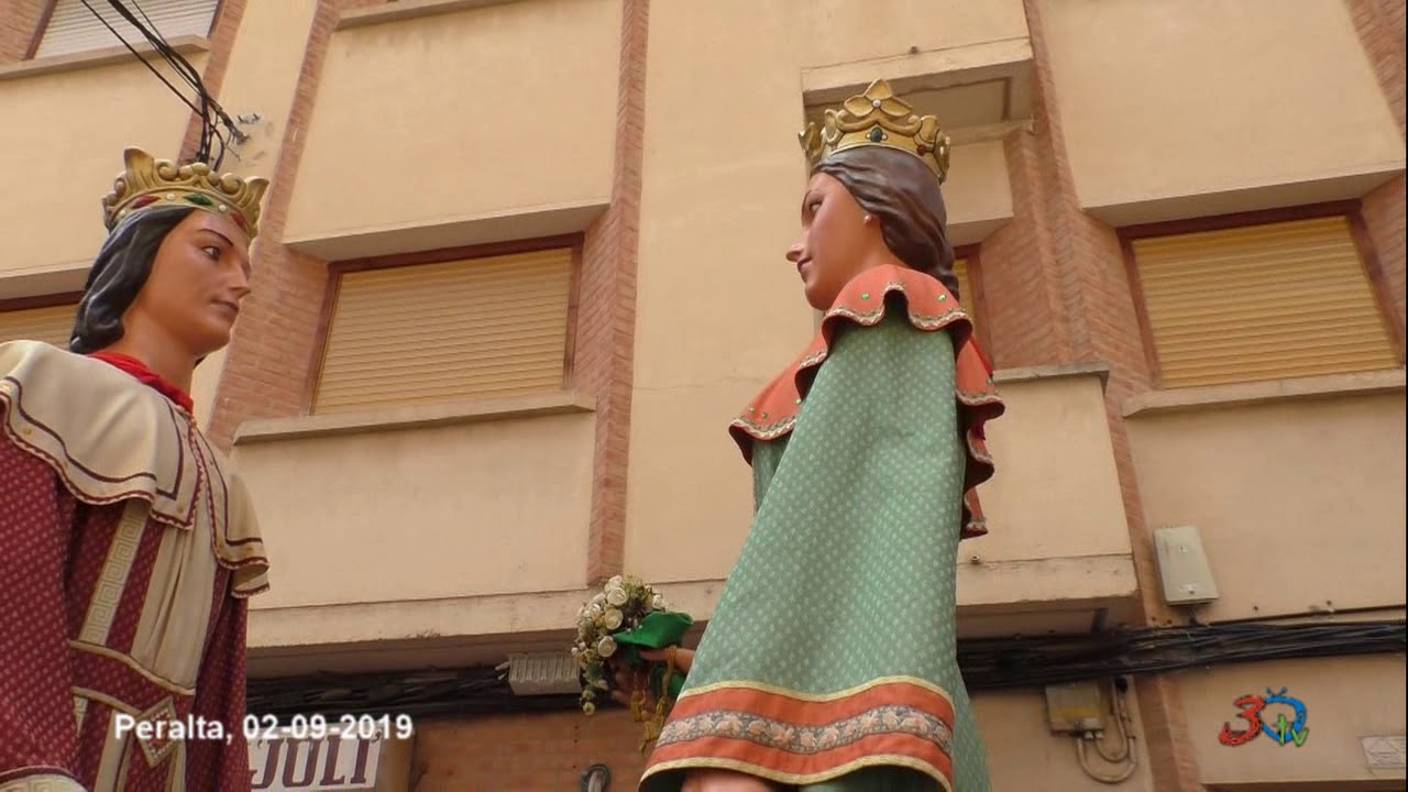Peralta, Fiestas 2019, Gigantes y Misa para Nuestros Mayores 02/09/19