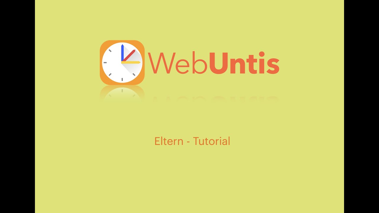 WebUntis - Eltern-Tutorial für Elternsprechtag
