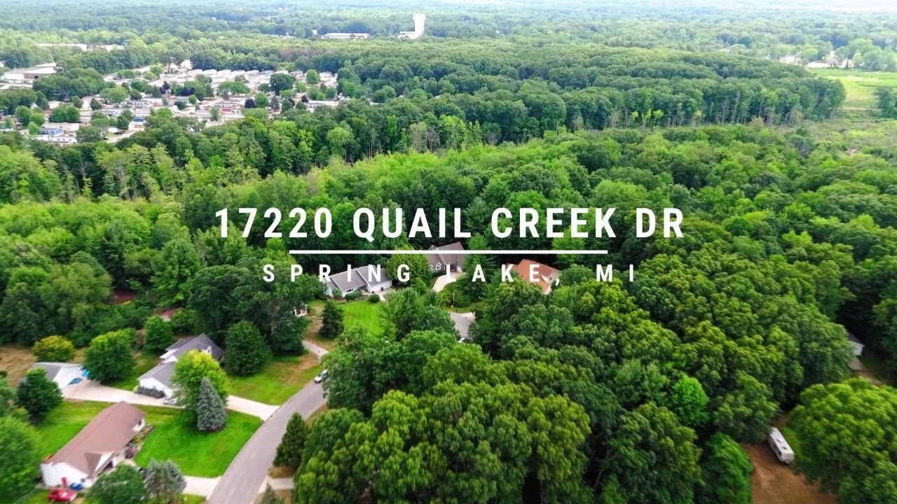 17220 Quail Creek Drive, Spring Lake, MI 49456 | Private Wooded Escape Near Lake Michigan