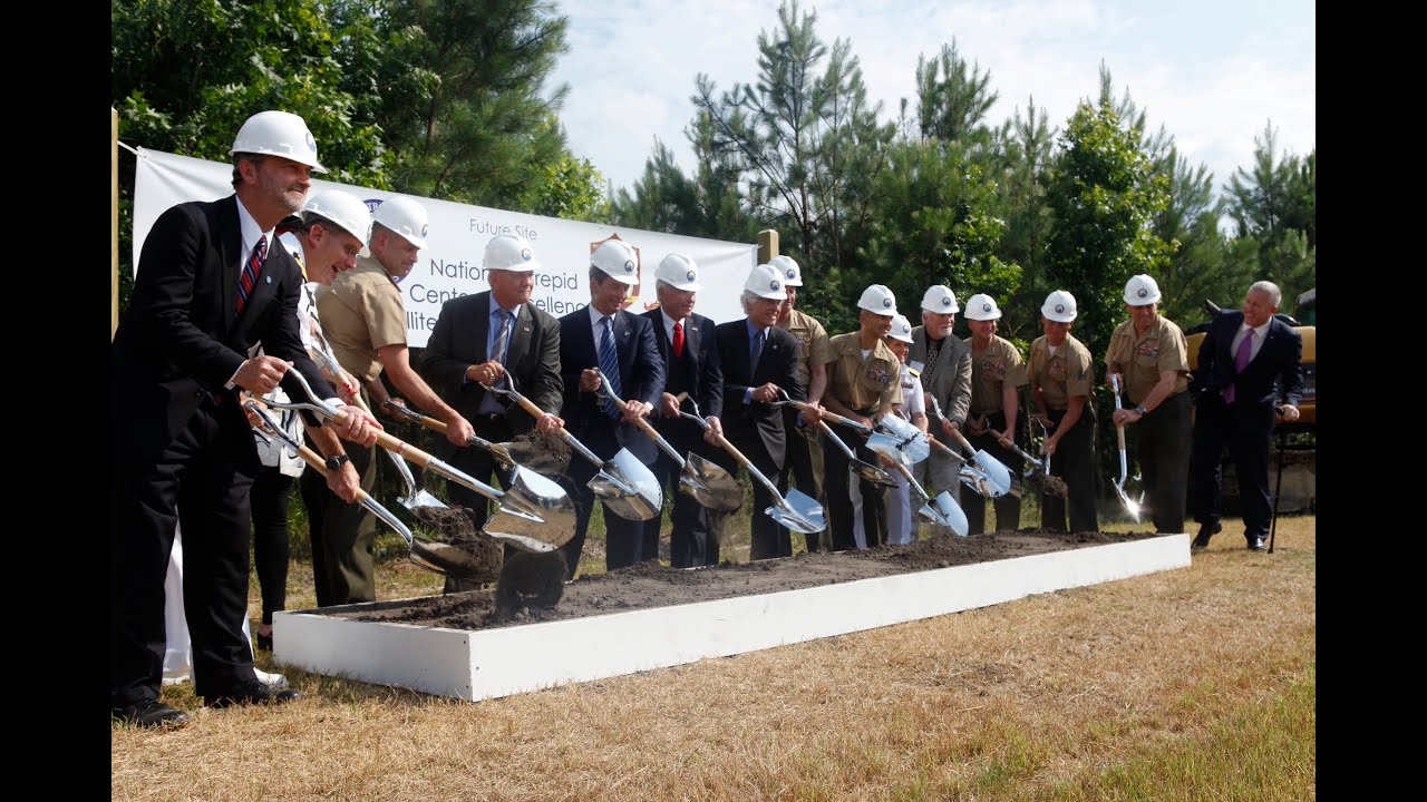 Groundbreaking Ceremony: Intrepid Spirit Center at Camp Lejeune June 13, 2012
