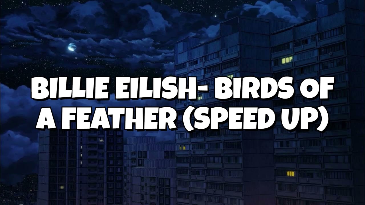 BILLIE EILISH-BIRDS OF A FEATHER SPEED UP