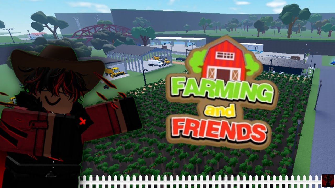 Mostrando a minha fazenda em Farming And Friend no Roblox 🐄
