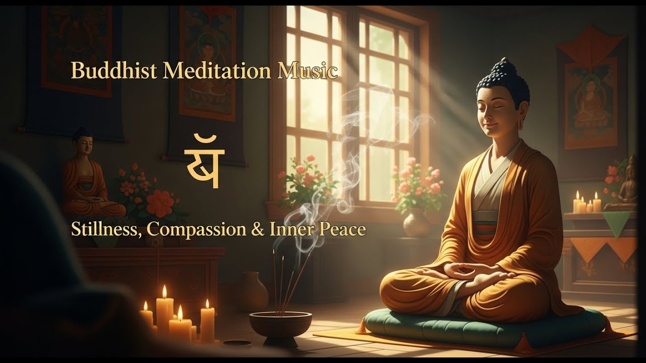 Buddhist Meditation Music ☸️ Stillness, Compassion & Inner Peace