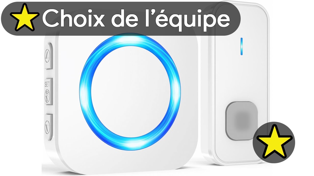 TOP 3 MEILLEUR SONNETTE SANS FIL 2025