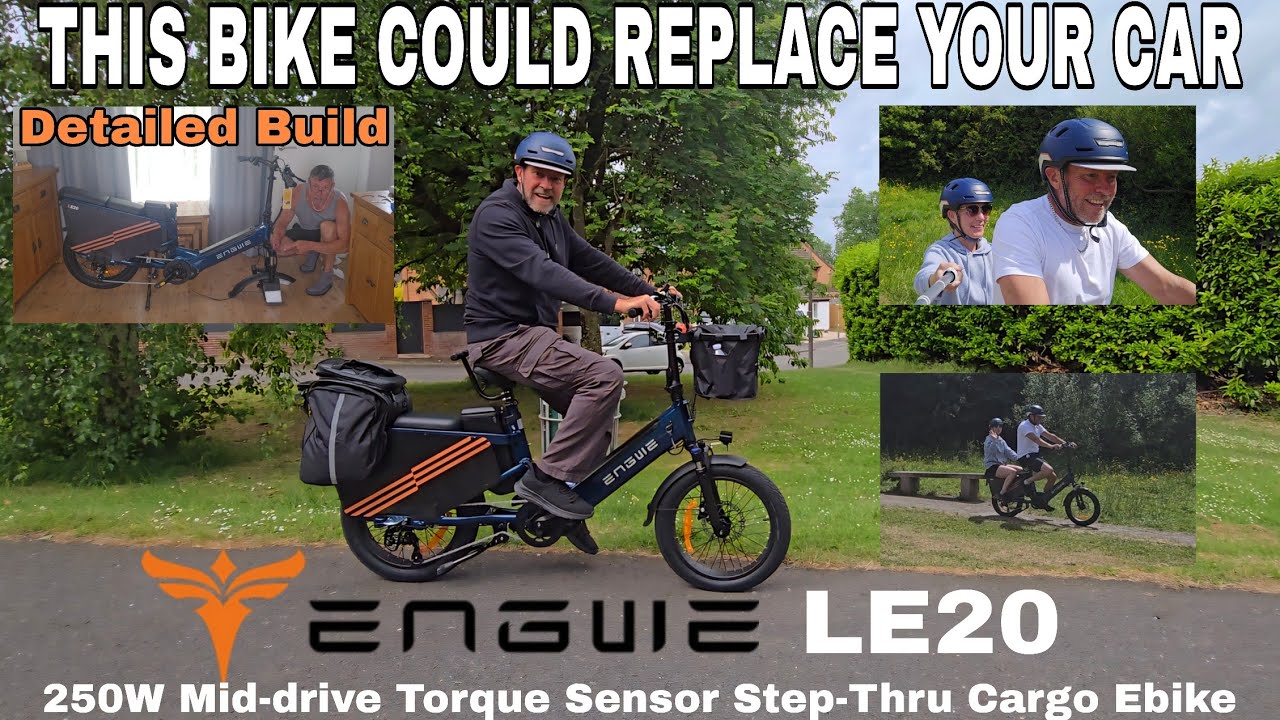 ENGWE LE20 250W Mid-drive Torque Sensor Step-Thru Cargo Ebike Review