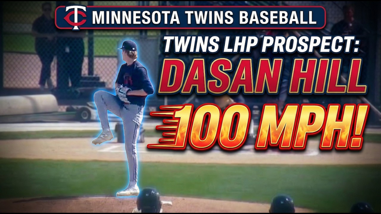 Twins LHP Prospect Dasan Hill Throws 100 MPH GAS!