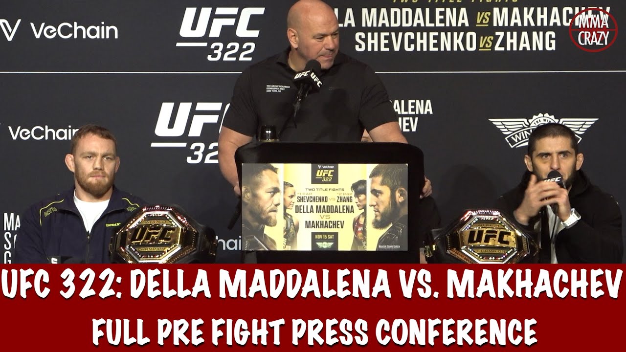 Full UFC 322 Pre Fight Press Conference: Jack Della Maddalena vs. Islam Makhachev
