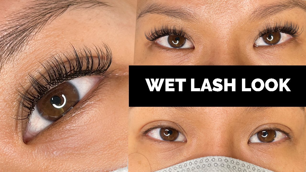 HOW TO WET LASH STYLE - Eyelash Extensions Trendiest Look